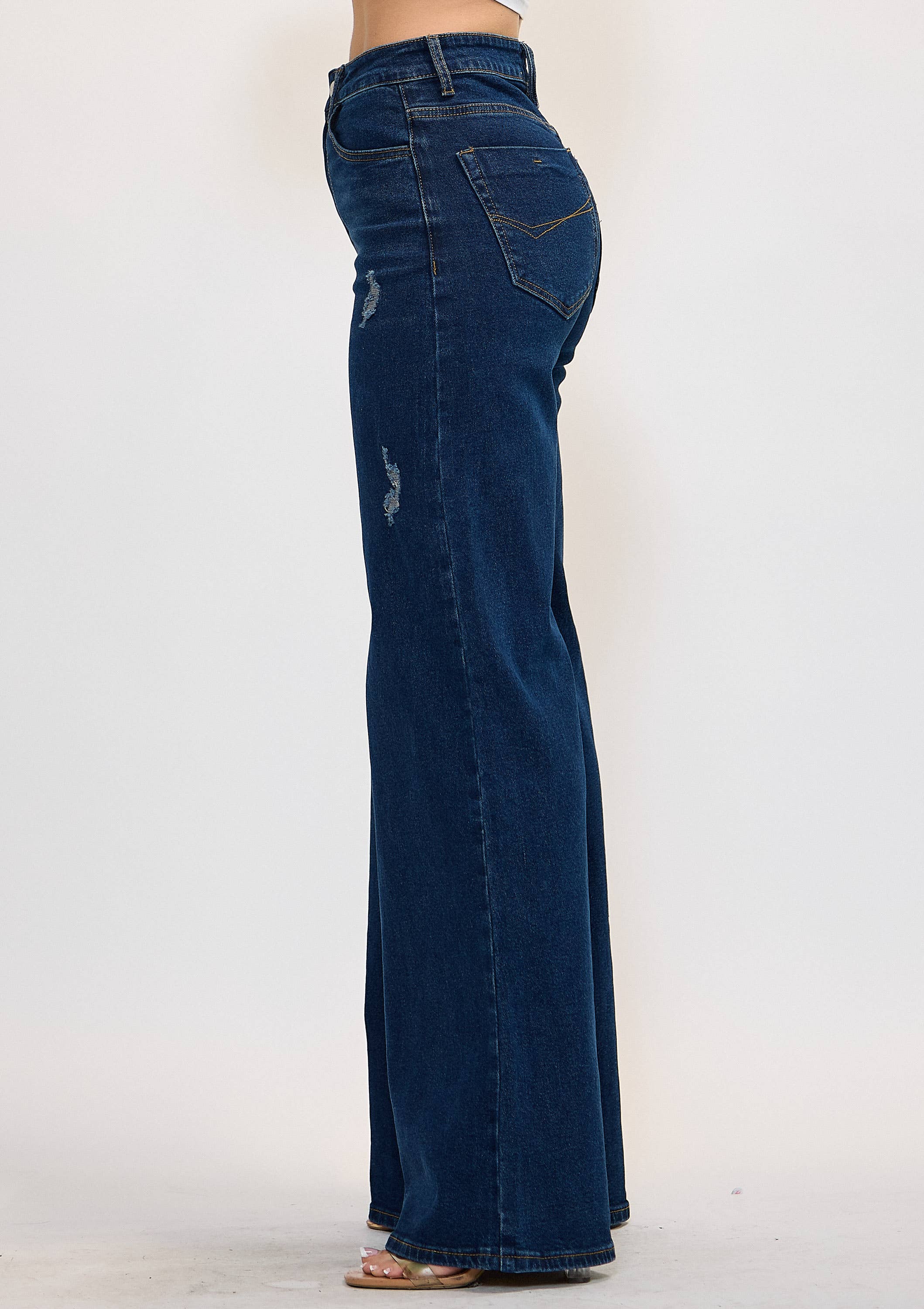 High-Rise Extra Wide Leg Jeans
