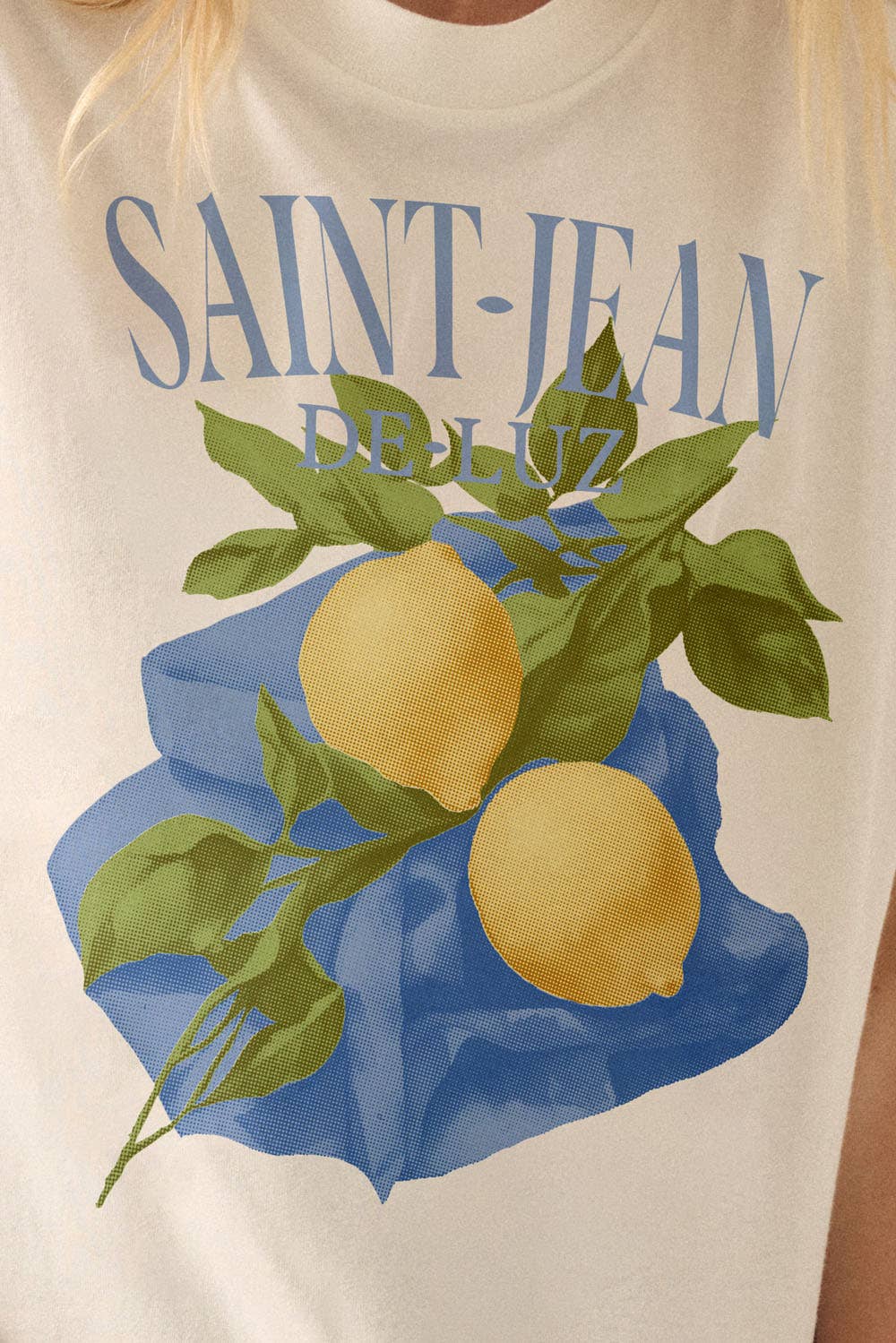 Saint-Jean De-Luz Garment-Wash Graphic Tee