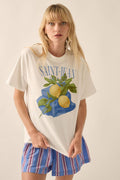Saint-Jean De-Luz Garment-Wash Graphic Tee