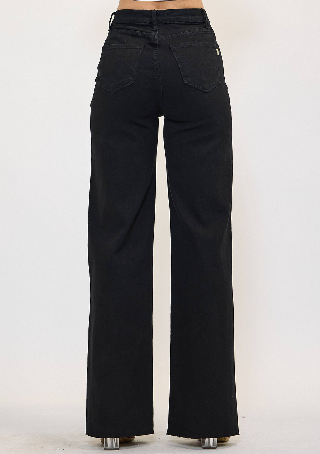 WIDE LEG - Rigid with Comfort Stretch