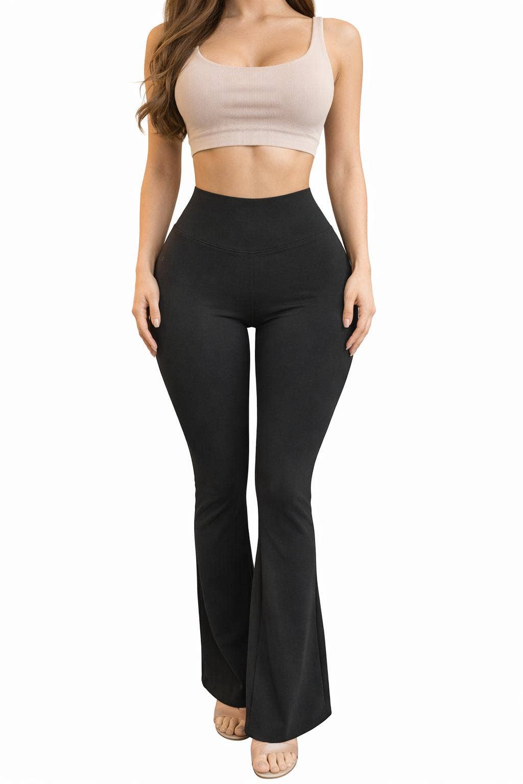 Waist and tummy control butt lifting faja flare body shaper