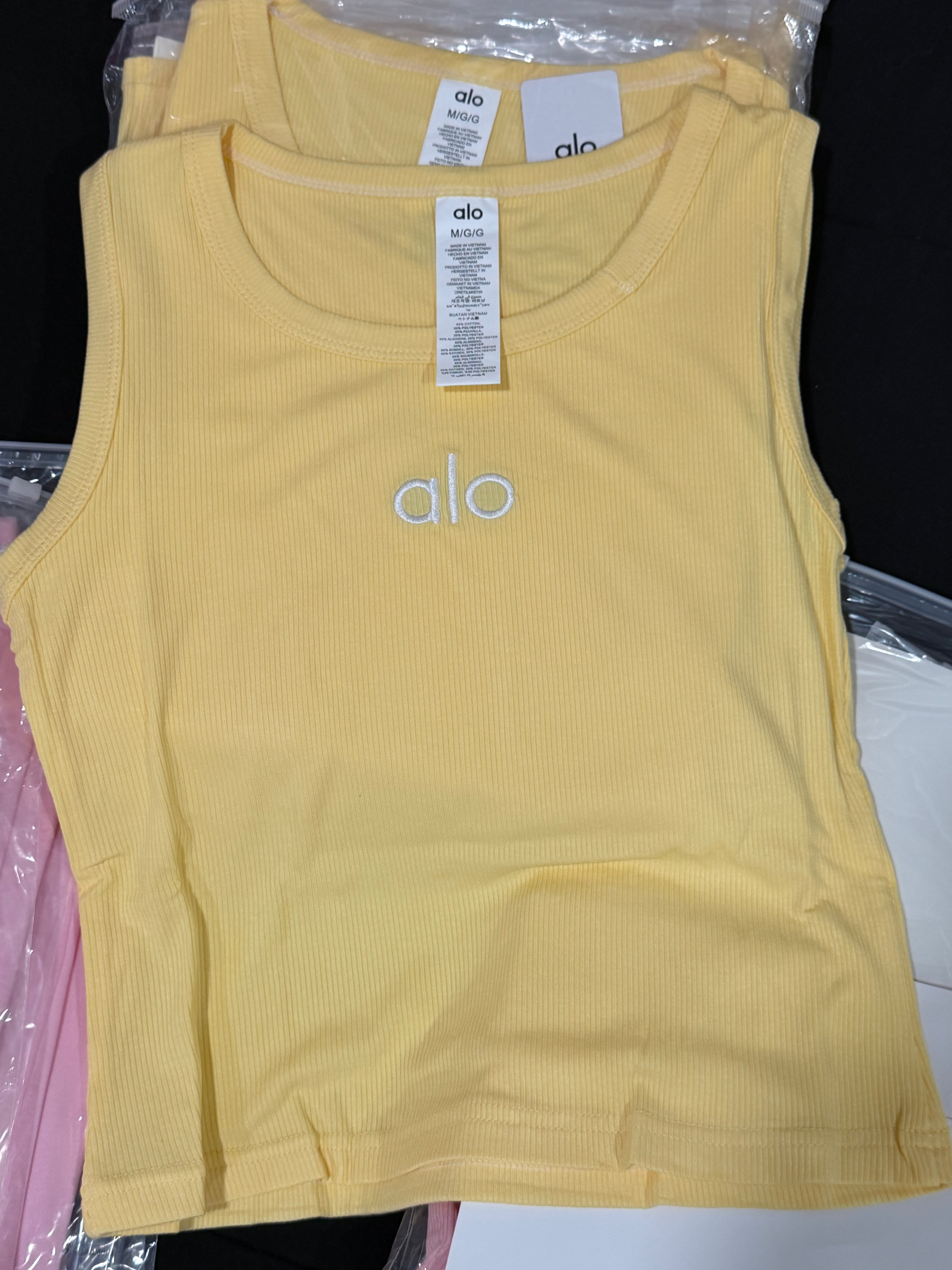Letter Print Crop Tank
