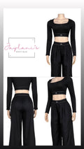 Crop & Pants set