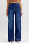 High Rise Pull-On Wide Leg