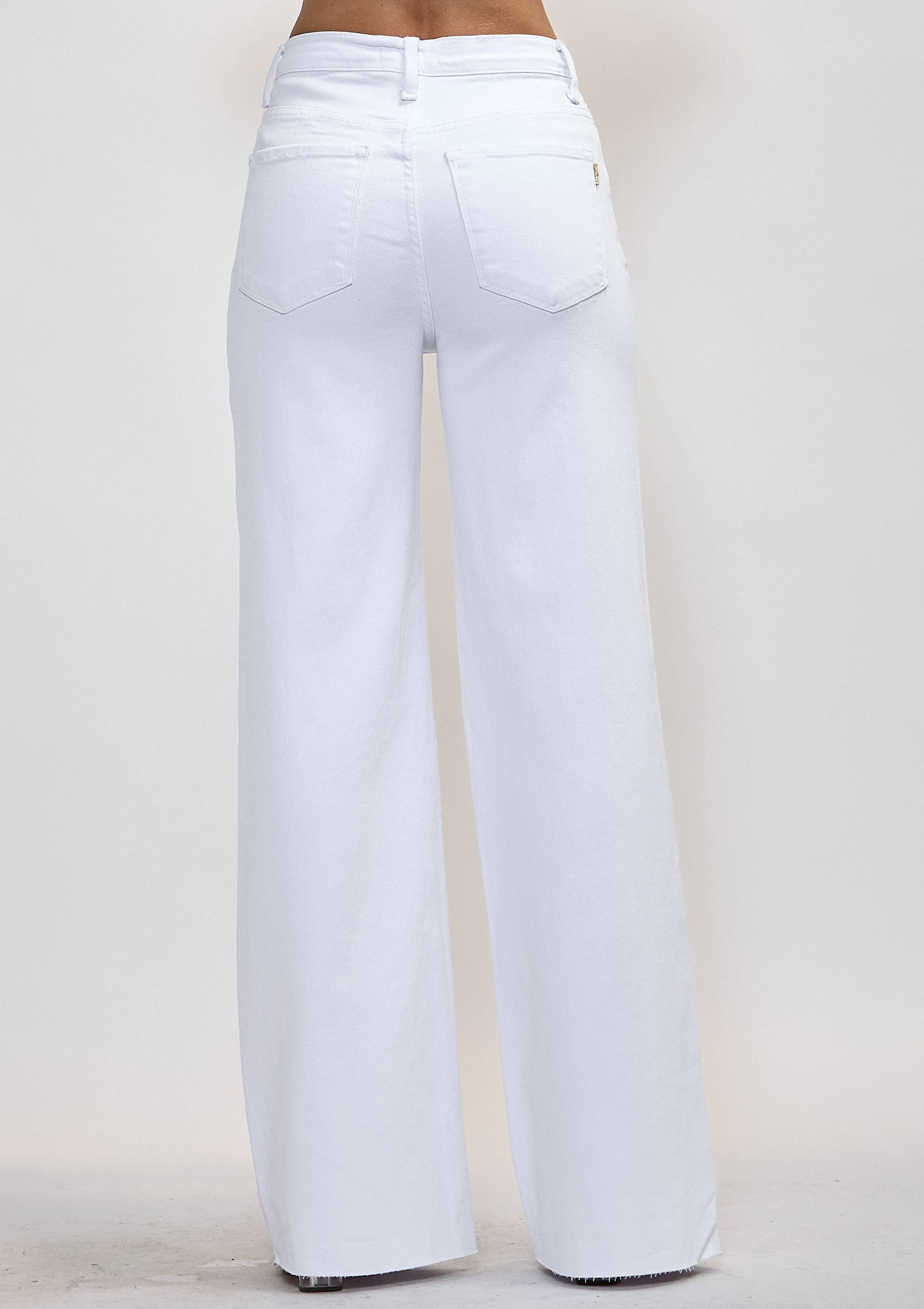 WIDE LEG - Rigid with Comfort Stretch